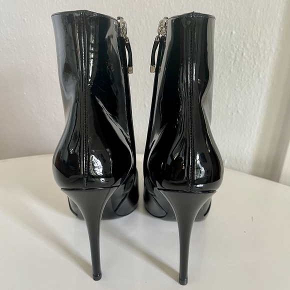 NWOT: Ralph Lauren Collection Black Patent Leather Stiletto Boots - Picture 10 of 13